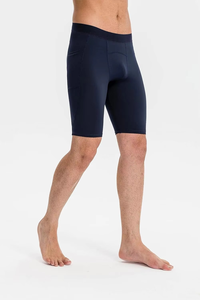 Shorts de Compresión de Algodón Sólido, Estilo Urbano, Material Duradero, al por Mayor, OEM, para Hombre, Fitness, con Impresión Digital - Product Image 3