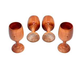 Verre à vin artisanal, design de luxe, vaisselle de qualité supérieure, accessoire ménager, personnalisation, artisanat naturel - Product Image 4