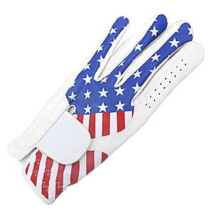 Gants de golf personnalisés OEM haut de gamme pour hommes et femmes, en cuir Cabretta souple, à doigts entiers, professionnels, antidérapants, avec fermeture à enfiler. - Product Image 2