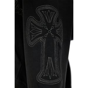 Nueva moda 100% algodón Boxy con capucha pulóver alta calidad tela de lana gruesa algodón mezclado Oversize Loose Fit Custom Hoodie - Product Image 4