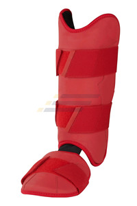 Protège-tibias de baseball pour attrapeur avec doubles sangles élastiques – Protège-jambes pour joueurs de baseball - Product Image 3