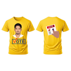 Camiseta Promocional con Cuello Redondo para Campaña Electoral Presidencial, Sublimación Completa, Precio al por Mayor - Product Image 5