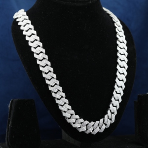 16mm Cuban Link Chain 925 Sterling Silver 18K Gold Plated Hip Hop Men Brilliant Cut Moissanite Wedding Anniversary Necklace - Product Image 4