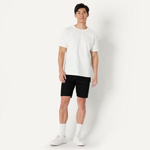 Pantalones Cortos de Mezclilla para Hombre con Lavado Desgastado Personalizado de Fábrica, Bordados, Color Negro - Product Image 2