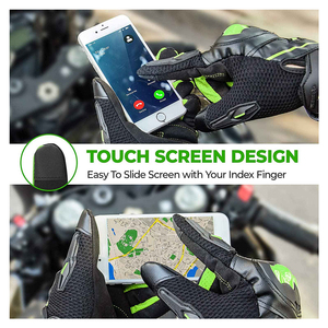 Gants de moto en cuir personnalisés pour sports de plein air, à doigts entiers, antidérapants, résistants à l'usure, de haute qualité pour la course - Product Image 4