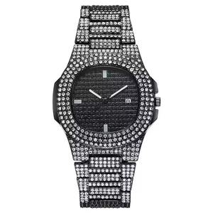 Montre en Moissanite Diamantée Brillante pour Homme, Polissage Haute Brillance, Étanche, Disponible à la Vente en Gros - Product Image 2