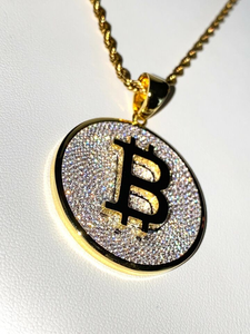 14K Gold Lab Grown Diamond Round Pendant <b>Necklace</b> | Luxury Iced Out Hip Hop Charm Jewelry for Men & Women - Product Image 4