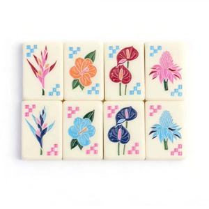 Mesa de Mahjong Portátil, Juego de Mahjong Mini, Tablero de Mahjong de Viaje, Juego Familiar para Fiestas - Product Image 3
