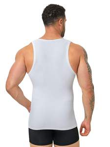 Mens Seamless Shapewear <b>Singlet</b> Ribbed Gym Stringer Fitness <b>Running</b> Shirt Tight Tank Top Quick Dry Breathable Eco-Friendly - Product Image 6