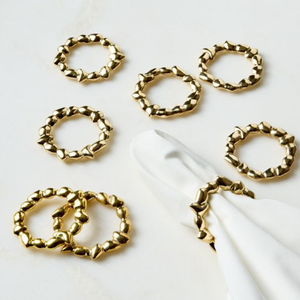 Anillos de Servilleta de Metal con Forma Personalizada, Anillos de Servilleta Elegantes, Porta Servilletas Personalizados de Fábrica para Bodas, Hoteles y Restaurantes - Product Image 3