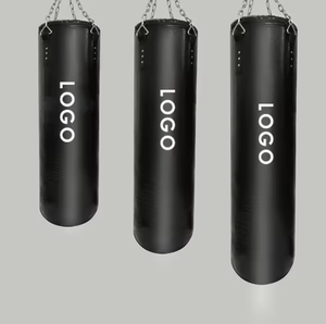 Saco de Boxeo Gigante de 150 CM con Logotipo Personalizado, Saco de Boxeo de Cuero PU Engrosado para Entrenamiento Deportivo, Sacos de Boxeo Vacíos para Rellenar, Saco de Arena para Boxeo - Product Image 1