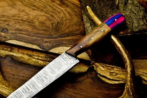 Professional Custom Logo 12" Inch Japanese Damascus Steel Chef <b>Knife</b> <b>Sharp</b> <b>Kitchen</b> Cleaver Cooking <b>Knife</b> With Wooden Handle - Product Image 4