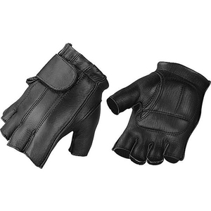 Custom Men's Opera Fingerless Genuine Leather Driving Gloves Half Finger Perforated Outdoor Gloves Made in Pakistan - Product Image 1