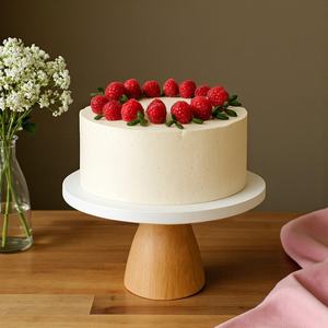 Support à gâteau en bois fait main, multifonctionnel, style américain, aspect élégant à prix abordable par Universal Overseas - Product Image 3