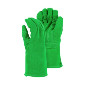 High Quality Premium Cowhide Split Leather Welding Gloves Industrial Safety Spark Heat <b>Fire</b> Proof Anti-Cut Hand Protection - Product Image 3