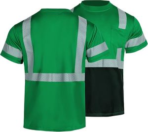 Custom Logo Long Sleeve Industrial <b>Construction</b> Mining High Visibility Reflective Safety <b>Clothes</b> Hi Vis Workwear <b>Work</b> Shirt - Product Image 5
