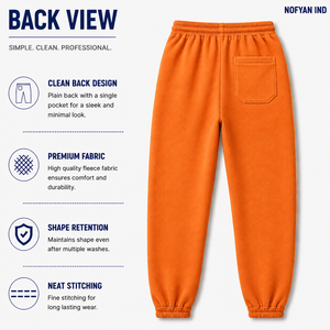 Pantalon de jogging en coton pour homme, fabrication OEM, tissu French Terry, logo personnalisé, vente en gros - Product Image 3