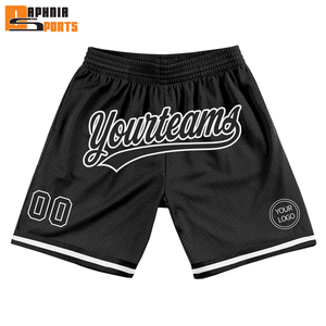 Shorts de basketball personnalisés de haute qualité avec logo, pour hommes, en mesh, impression par sublimation, vente en gros - Product Image 1