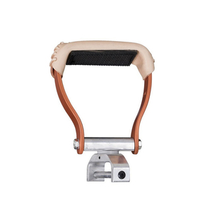 Étriers en aluminium avec sangles en cuir et coussinets en caoutchouc pour l'équitation, étriers à coussinets en caoutchouc, étriers d'équitation - Product Image 5