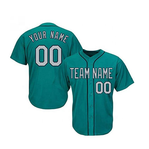 Vêtements de sport 100% polyester, maillot de baseball personnalisé avec logo, adapté à l'entraînement, aux entraînements pratiques et aux matchs de compétition, utilisable toute l'année. - Product Image 4