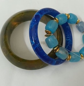 <b>Resin</b> Bangles Women Custom Colors Cute Style Comfortable Fit Glossy Surface Jewelry - Product Image 2