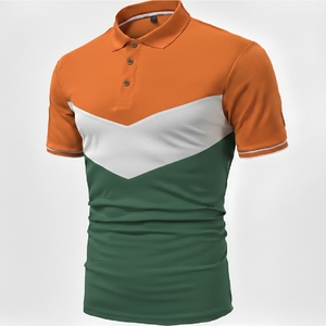 Mens <b>Classic</b> Fit Polo Shirt Short Sleeve Breathable Fabric Casual Summer Fashion Comfortable Outdoor Top - Product Image 4