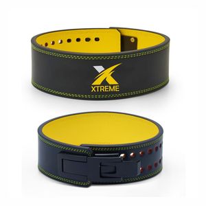 Ceinture de musculation unisexe en cuir de vachette, épaisseur 10 mm/13 mm, boucle robuste, protection professionnelle pour la salle de sport - Product Image 1