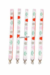 Sangle de sac artisanale de luxe perlée, large et réglable, avec accessoires métalliques pour femme - Product Image 6