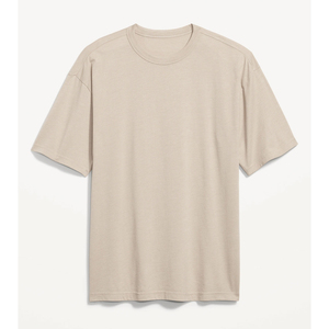 T-shirt homme en coton uni à col rond, nouveau modèle, idéal pour le sport, la gym, le travail, collection été, en promotion - Product Image 1
