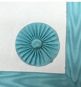 Tablier de Maître Maçon en Cuir Fait Main de Luxe, Col Brodé, Perles, Ruban Moiré Bleu Turquoise, Écologique - Product Image 2