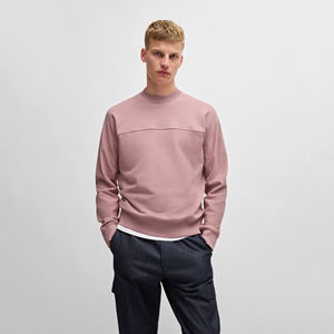 Sudadera de Cuello Redondo para Hombre, Informal, de Invierno, de Color Sólido, Ecológica, Transpirable, de Algodón y Poliéster, Personalizable, de Alta Calidad, Corte Holgado - Product Image 6