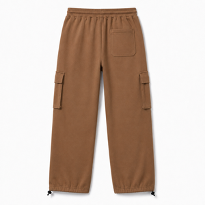 Premium Two Tone Utility Cargo Sweatpants Relaxed Fit Jogger Pants Drawstring <b>Waist</b> Casual Street Fashion <b>Trousers</b> OEM Custom - Product Image 2