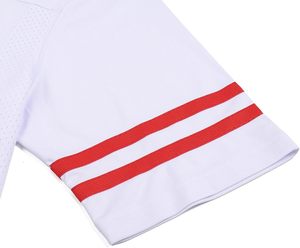 เสื้อฟุตบอลอเมริกันมืออาชีพ ผ้าโพลีเอสเตอร์ตาข่าย ระบายอากาศได้ดี ทนทาน ออกแบบตามสั่ง ODM  ลายพิมพ์แบบ Sublimation - Product Image 4