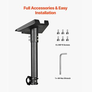 Supporto per Scala RV in Acciaio Resistente Regolabile a 360° per Kit Tubo Extra Corto Starlink Gen 3 - Product Image 5