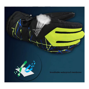 Guantes de nieve térmicos, impermeables, cortavientos, con pantalla táctil y logotipo personalizado para hombres y mujeres - Product Image 3