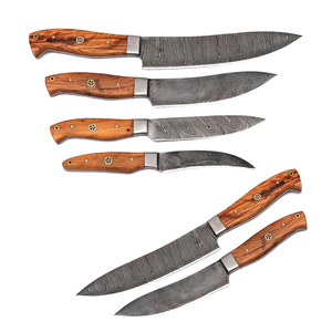 Hot Sale Professional Damascus Steel Kitchen Chef <b>Knife</b> <b>Set</b> Handmade Finish Blade Resin Wood Low Price Hot Selling Product - Product Image 6