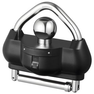 Verrou de remorque robuste noir antivol avec 3 clés, hauteur réglable, résistant à l'effraction pour attaches de 1-7/8 à 2-5/16 pouces, compatible avec les VR - Product Image 1