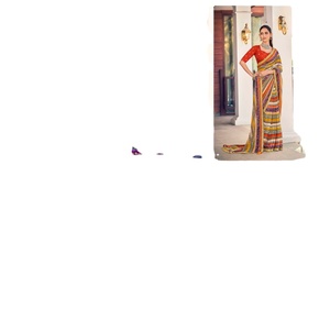 Nuevo diseñador, ligero, étnico, Floral, tela de algodón de lino, respetuoso con el medio ambiente, pañuelos elásticos, lujoso y elegante estampado de aluminio - Product Image 2