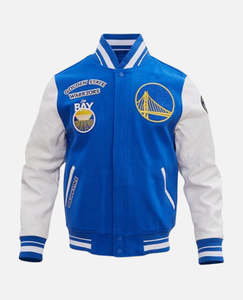 Chaqueta Varsity Personalizada para Hombre, Chaqueta Letterman con Mangas de Cuero, Parche Bordado, Chaqueta Trucker de Béisbol, Primavera - Product Image 1