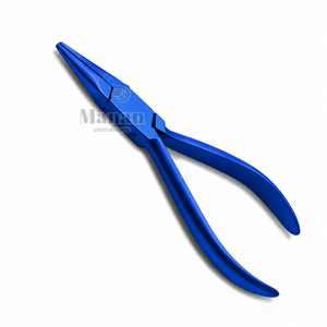Alicates para joyería con punta cónica, de acero inoxidable, color azul, para hacer bucles de alambre y joyería DIY - Product Image 6