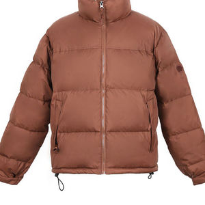 Premium Winter Mens Puffer <b>Jacket</b> Quilted Warm Lightweight Windproof Hooded Coat Custom Logo Fashion Outerwear - Product Image 4