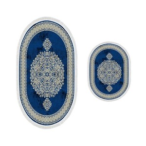 Tapis de bain moderne blanc en coton éponge 100% tissé, super absorbant, lavable, résistant aux taches, motif personnalisable pour salle de bain - Vente en gros - Product Image 4