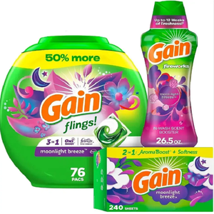 Detergente Líquido Ecológico Gain al por Mayor con Aroma Fresco, Poder de Limpieza Profunda y Gran Capacidad - Product Image 1