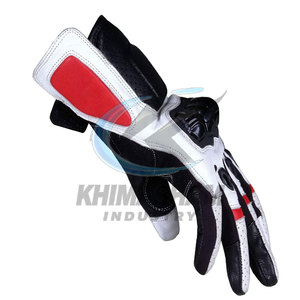 Best Leather Outdoor Full Finger Non-Slip Men Motorbike <b>Gloves</b> High Quality Hot Selling Best Price for Adults - Product Image 3