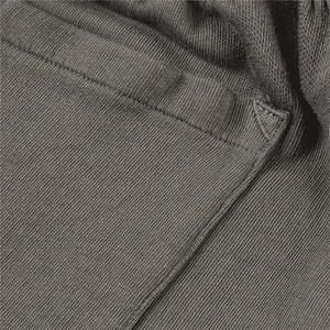 Shorts Bermuda Homme en Toile de Coton Couleur Unie, Taille Mi-Haute avec Cordon de Serrage, Tissu Tricoté Respirant, Style Décontracté avec Poches - Product Image 4