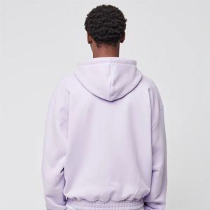 Sweat-shirt à capuche zippé pour homme, léger, respirant, en coton, pour la gym et le streetwear, fournisseur OEM, marque privée, usine - Product Image 4