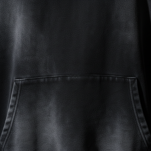 Custom High Quality Acid Wash Hoodie 500GSM Heavyweight Oversized Vintage Distressed French Terry Blank Pullover for Men - Product Image 2