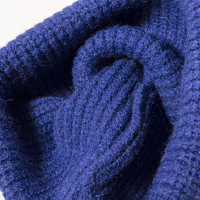 Gorro de Punto Trenzado Blanco Ártico con Bordado 3D, Grueso y Cálido, Accesorio de Moda Invernal para Esquí y Viajes, Unisex, 100% Algodón