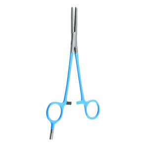 Porte-aiguille Mayo Hegar bleu, droit, instrument chirurgical, mâchoires en carbure de tungstène, forceps de suture en acier inoxydable - Product Image 2