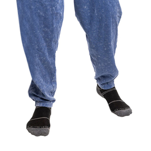 Pantalon de jogging en molleton bouclette brodé de haute qualité pour homme, effet délavé, avec logo personnalisé, style vintage - Product Image 5